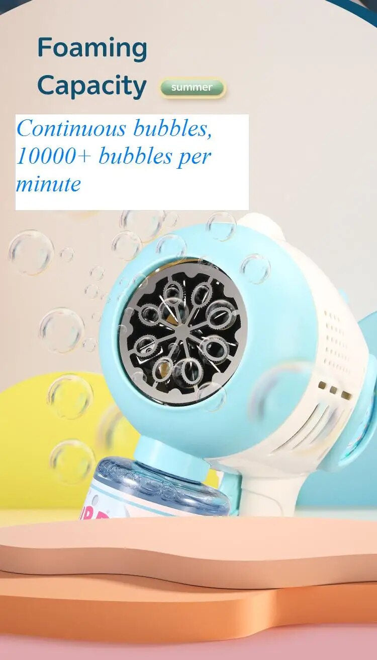 Soap Water Bubbles Maker Gun for Children Kid Outdoor Toys