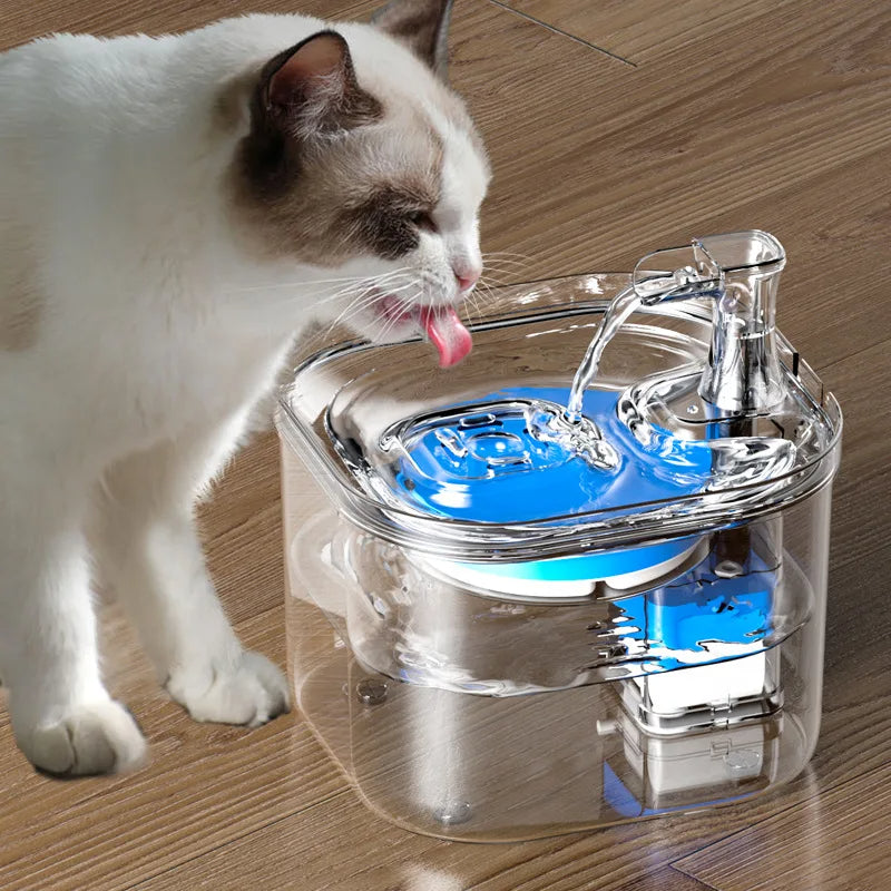 Automatic Filter Smart Cat Fountain Running Water Drinker