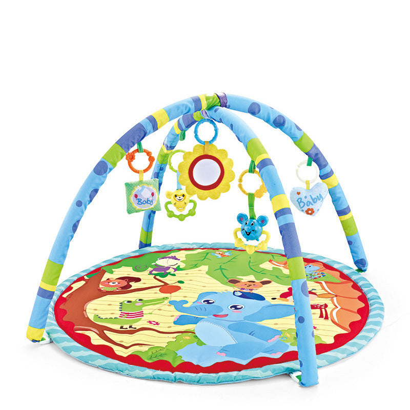 Multifunctional Fitness Frame Round Play Crawling Mat for Kids