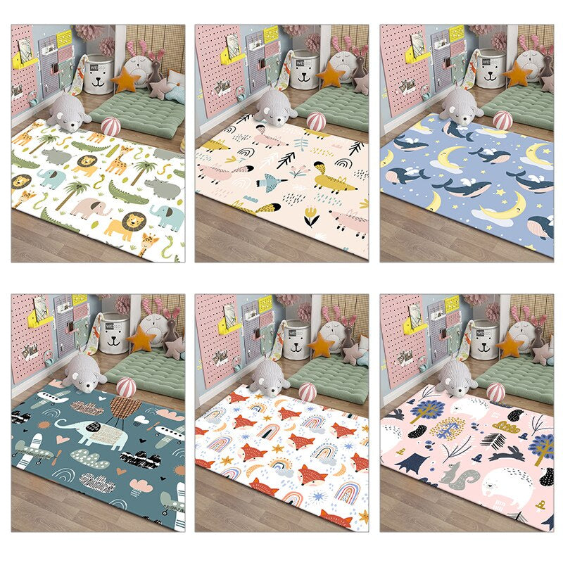 Soft Children's Room Rug Baby Playing Mat