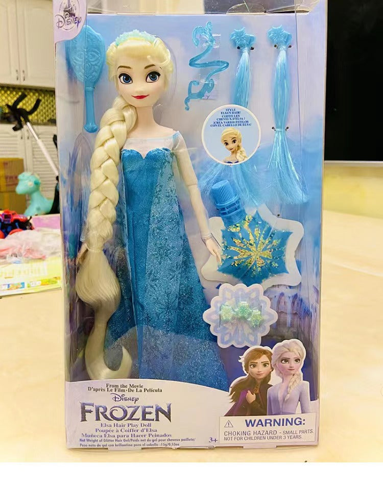 Elsa and Anna Hair Play Doll Toys