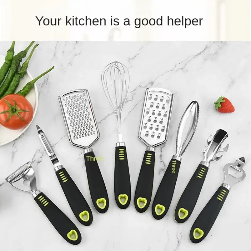 Complete Kitchen Gadget Set with Fish Scale Can Opener