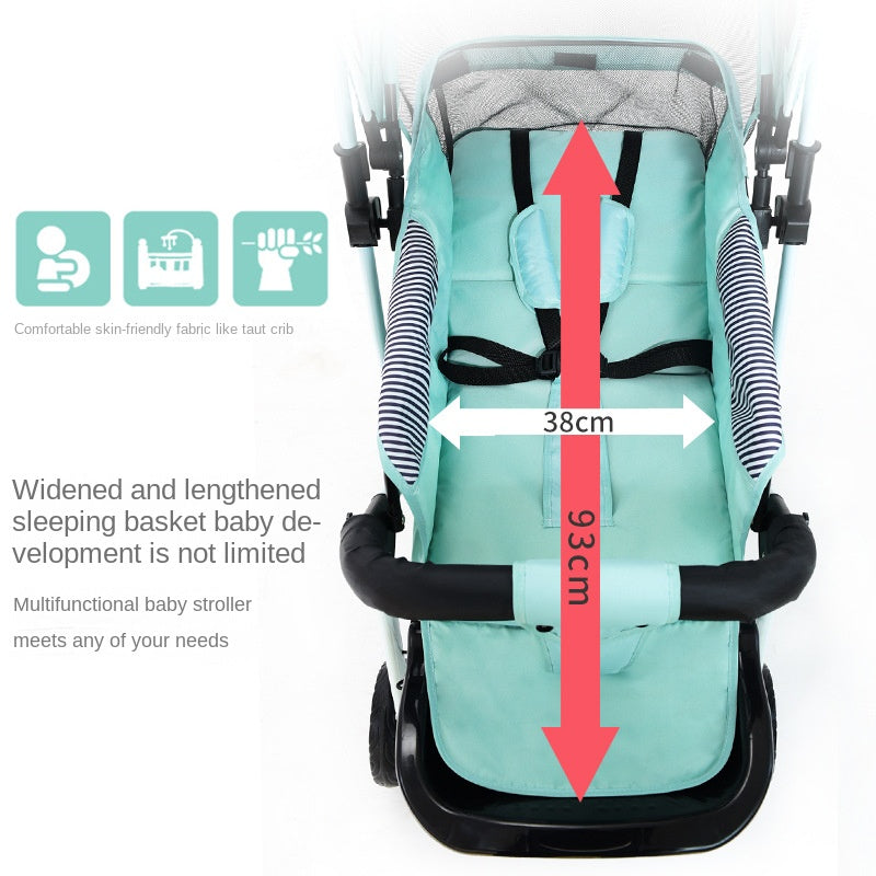 High Landscape Two-way Folding Stroller