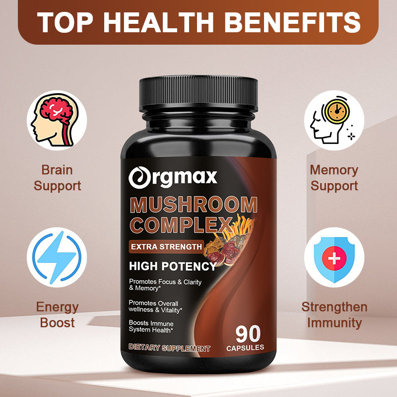 Orgmax 10 Mushroom Complex Supplement