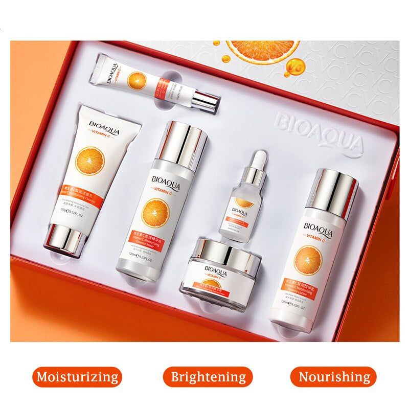 Anti-aging Eye Face Cream Serum Facial Cleanser Skin Care Set