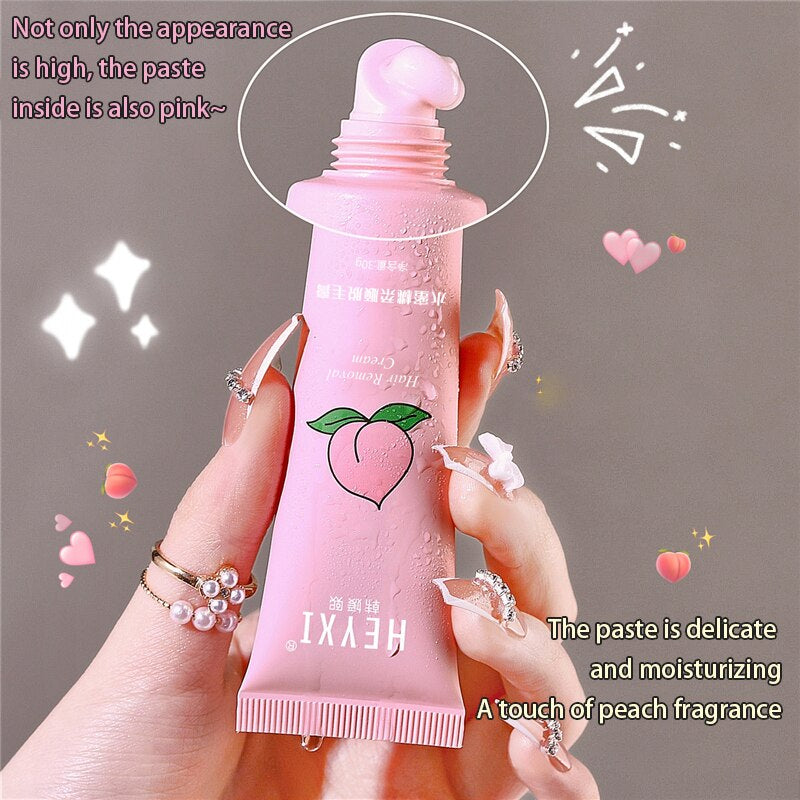 Hair Removal Cream Peach Painless Hair Remover For Lips Armpit