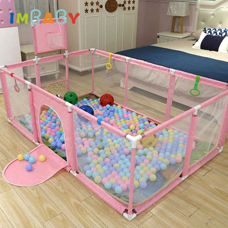 IMBABY Newborn Baby Playpen Safety Indoor Playground