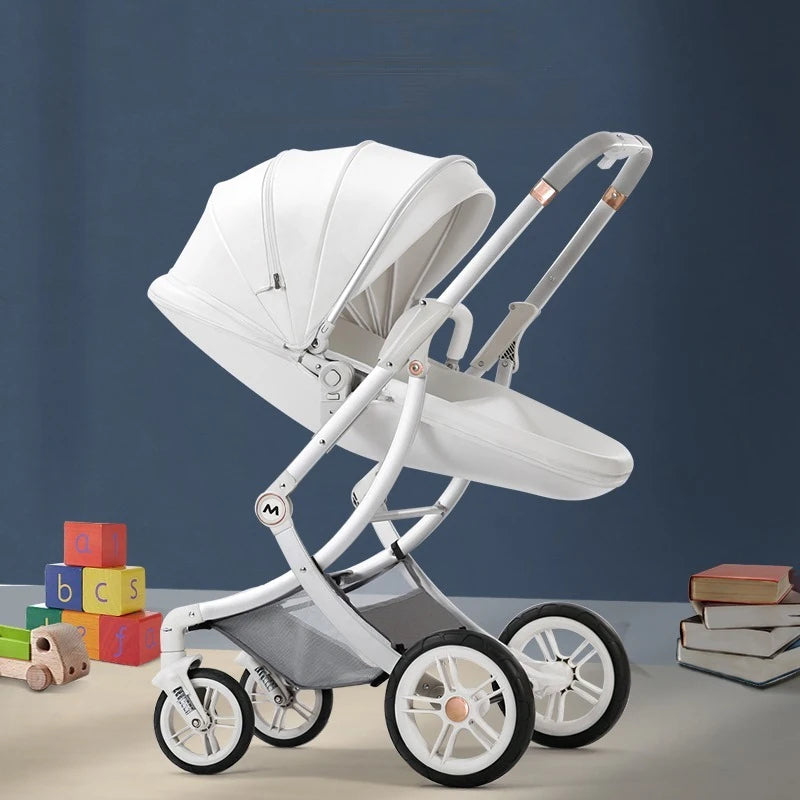 New Luxury  High Landscape Newborn Baby Stroller