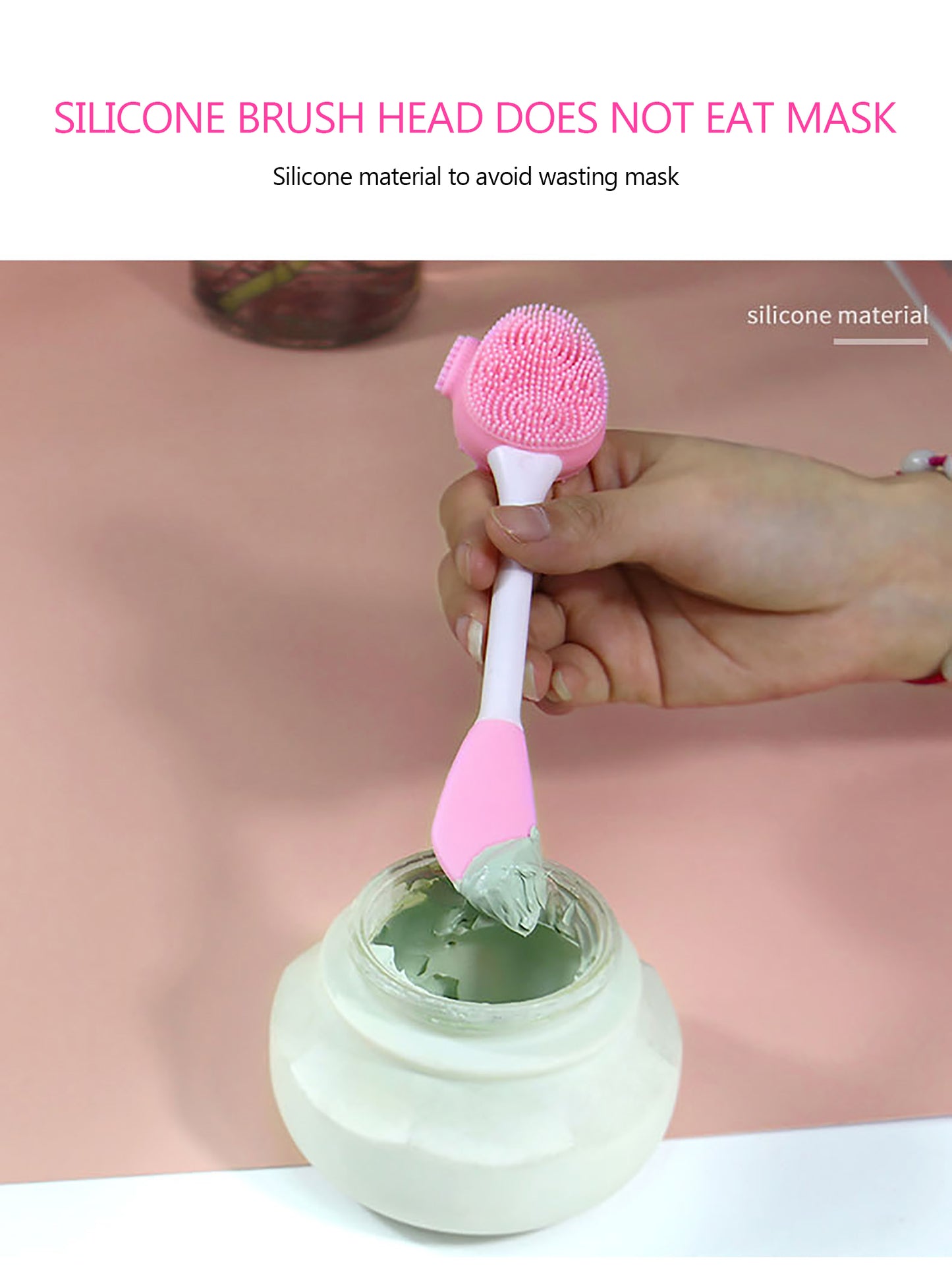 Double-Headed Silicone Facial Cleanser