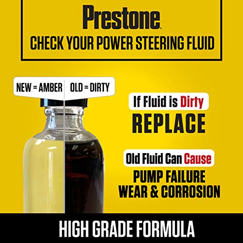 Prestone AS262 Power Steering Fluid with Stop Leak