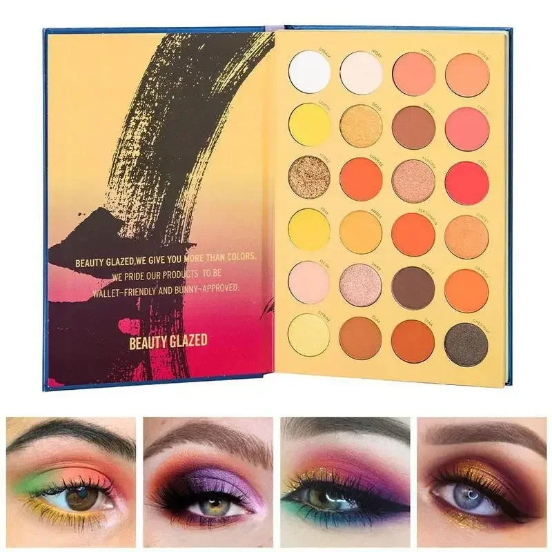 Three-layer Book Style Make Up Palette Matte