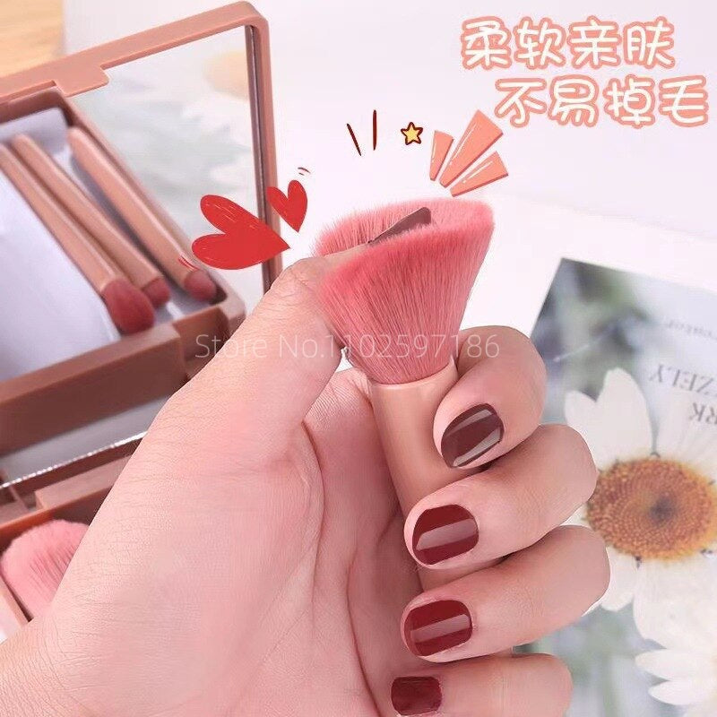 Eye Shadow Makeup Powder Brush Tools Box