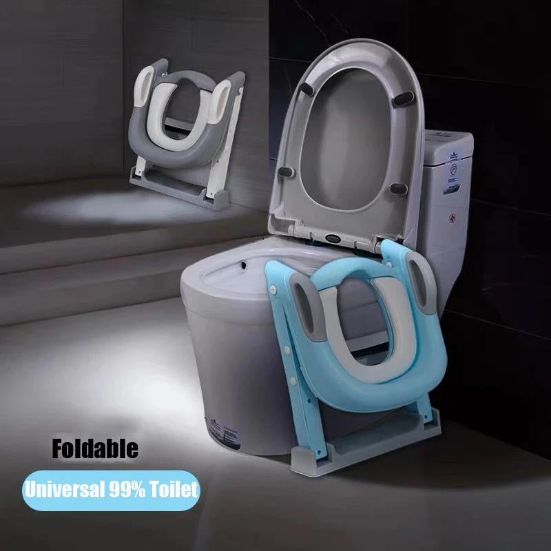 Foldable Baby Potty Backrest Training Chair Seat