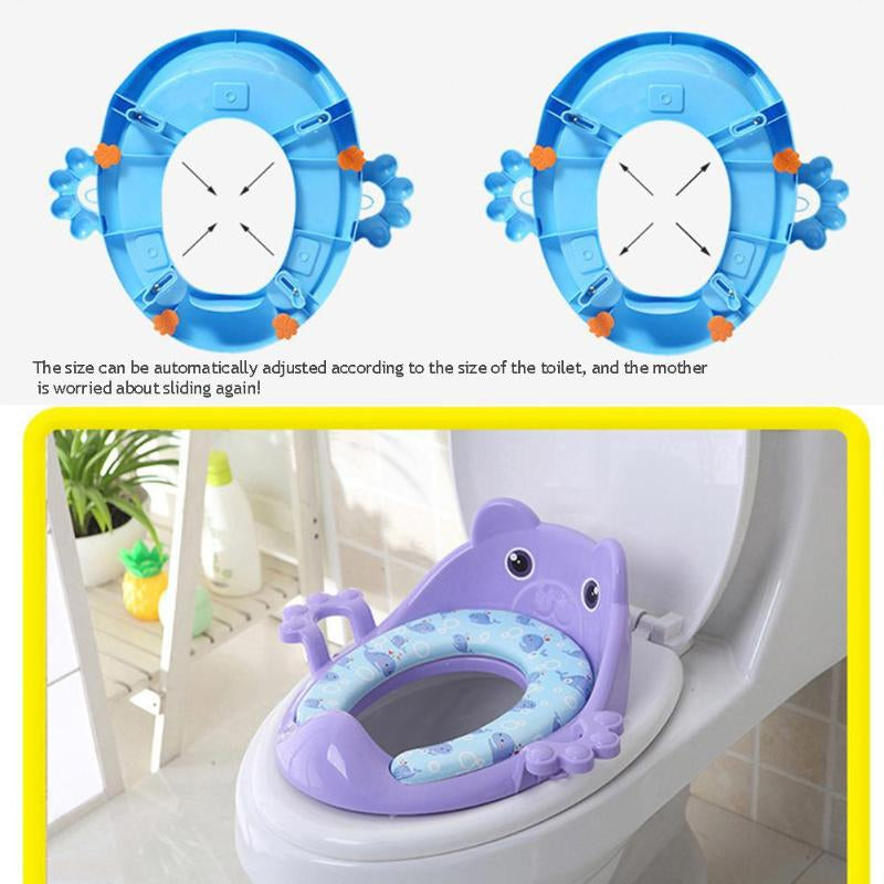 Baby Potty Seat with Armrest Safety  Kids Toilet Training Potties Seats