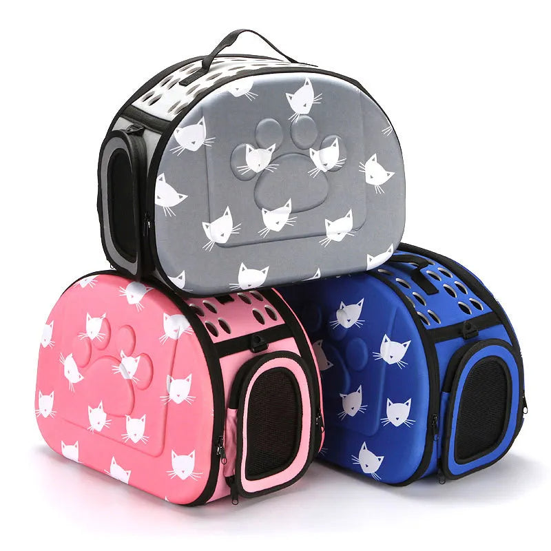 Portable Folding Breathable Travel Outside Pet Bag