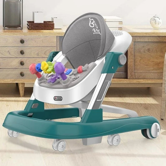 Multifunction Baby Walker with Adjustable Folding Seat