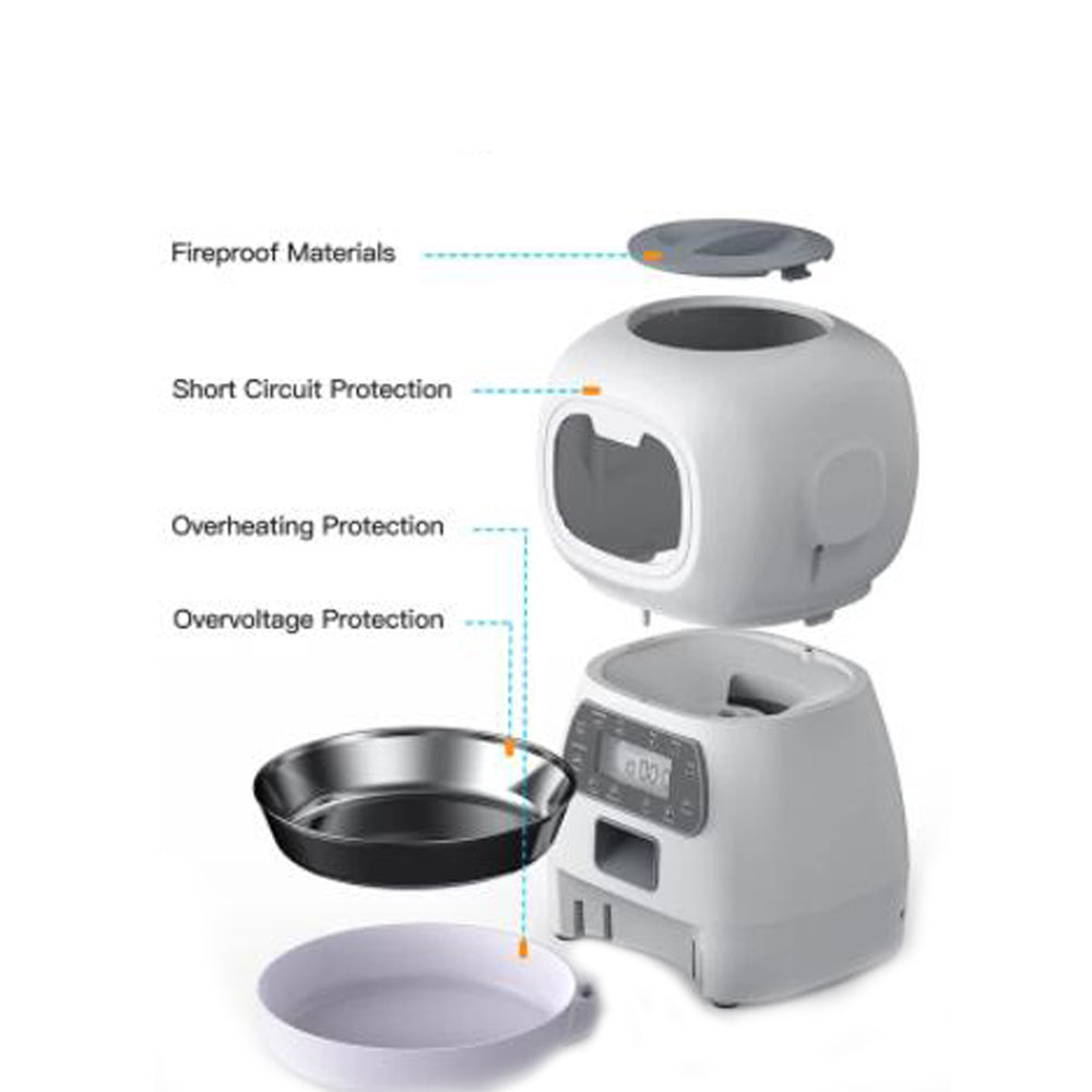 automatic pet food dispenser