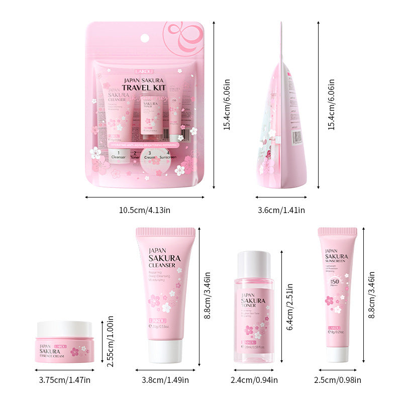 LAIKOU-Sakura Skin Care Sets & Facial Cleanser Face Cream