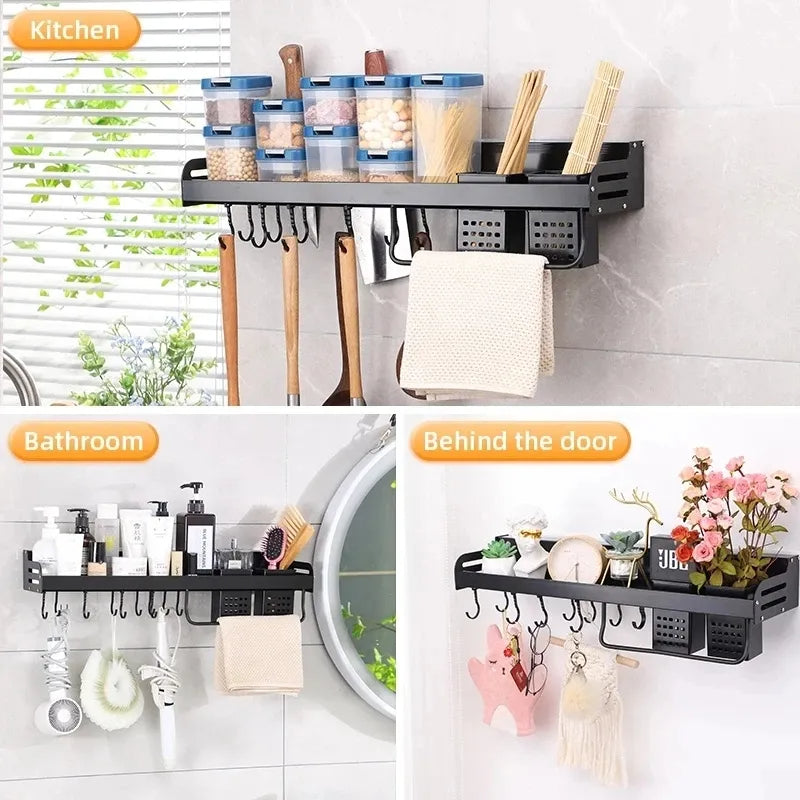 Shelf Wall-mounted Spice Storage Rack