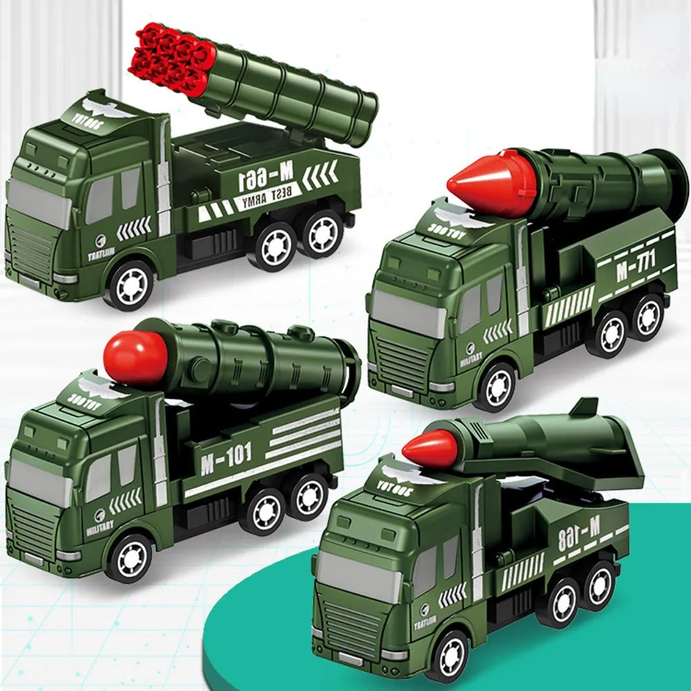 Military Engineering Vehicle Fire Engine Toys