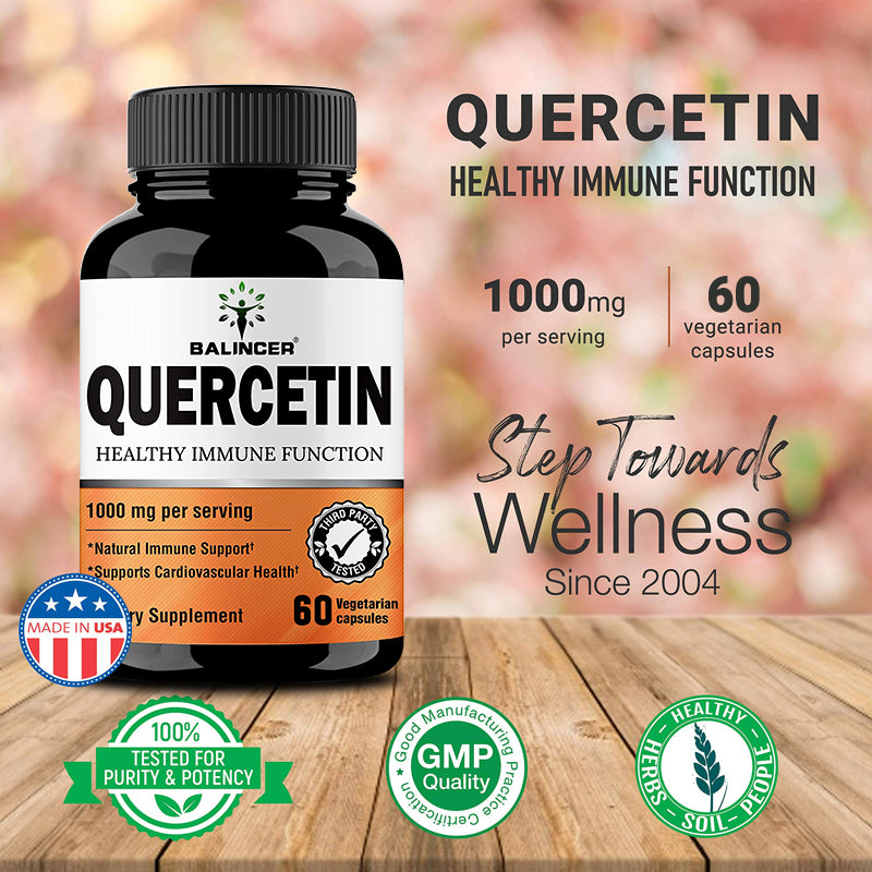 Quercetin Supplement: Natural Support for Anti-Aging