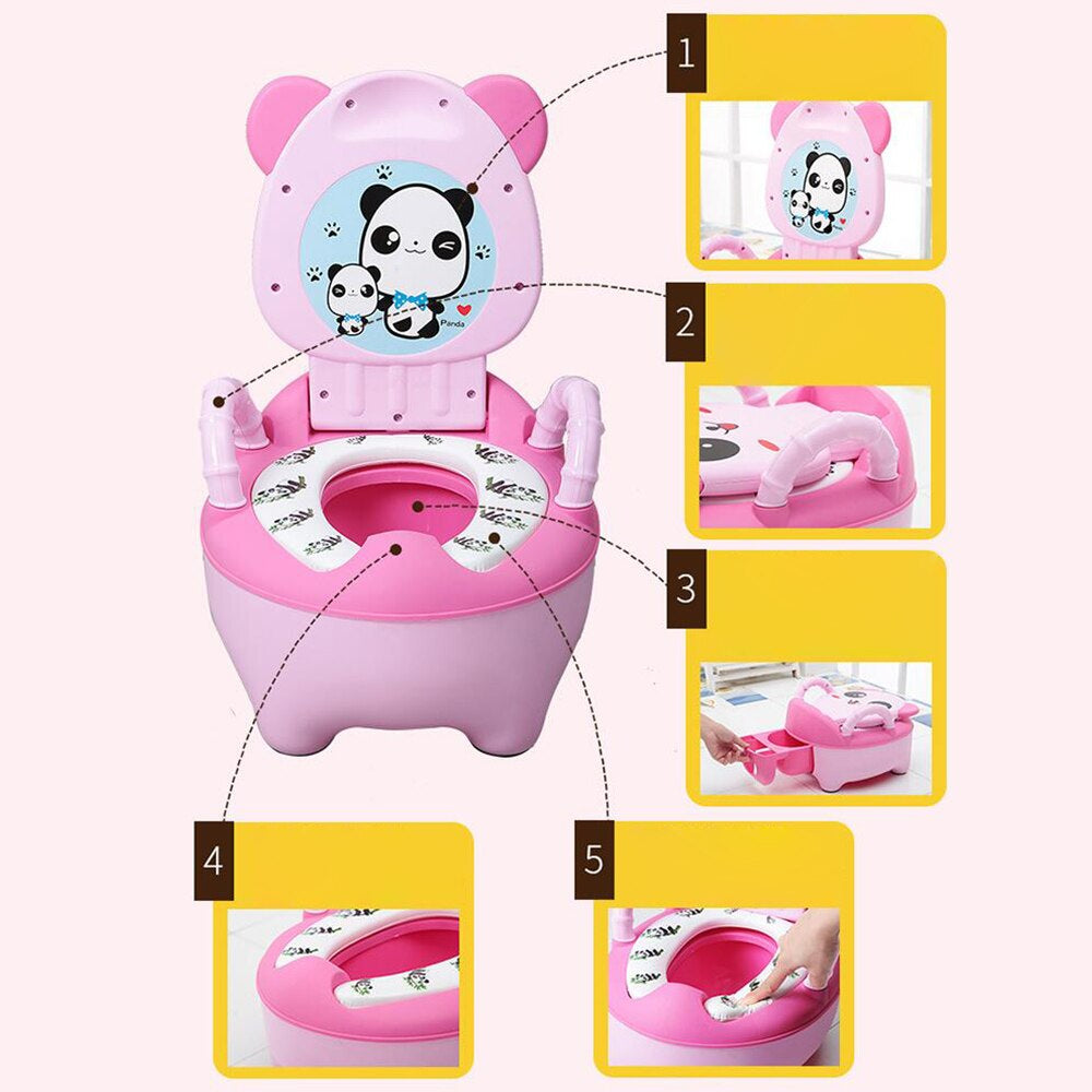 Baby Potty Training Seat in Girls Portable Toilet