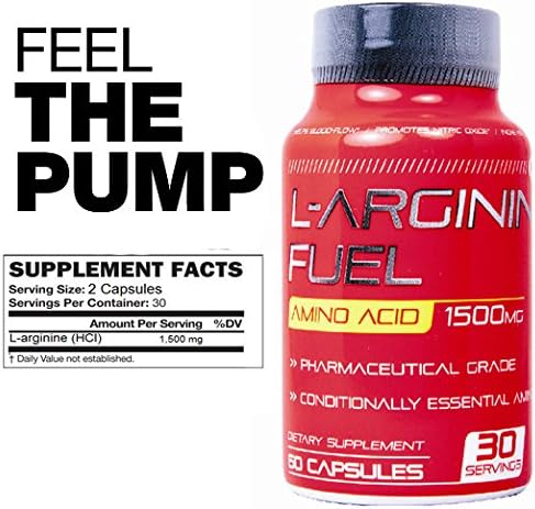 L-arginine Fuel - Pure L-Arginine 1,500 mg