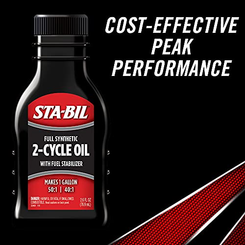 STA-BIL Full Synthetic 2-Cycle Oil - With Fuel Stabilizer