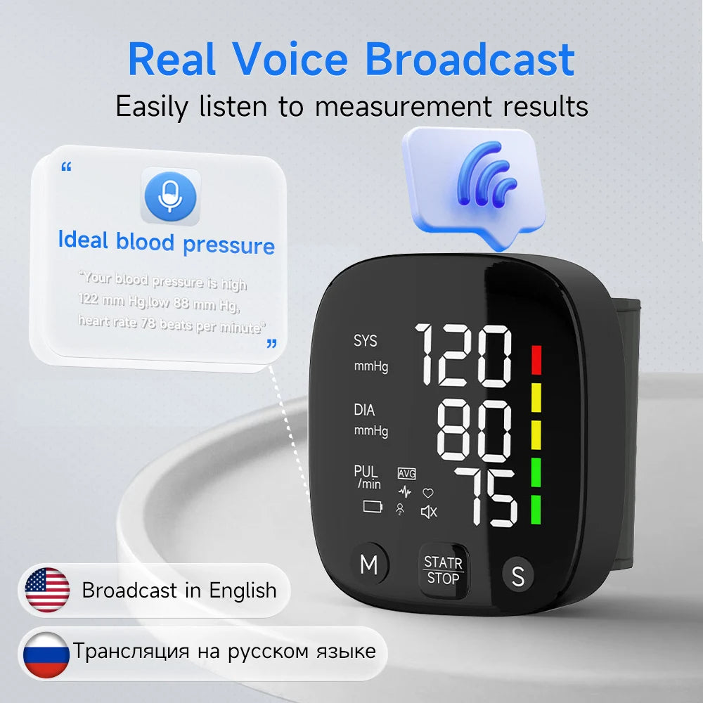 Yongrow Rechargeable Digital Wrist Blood Pressure Monitor