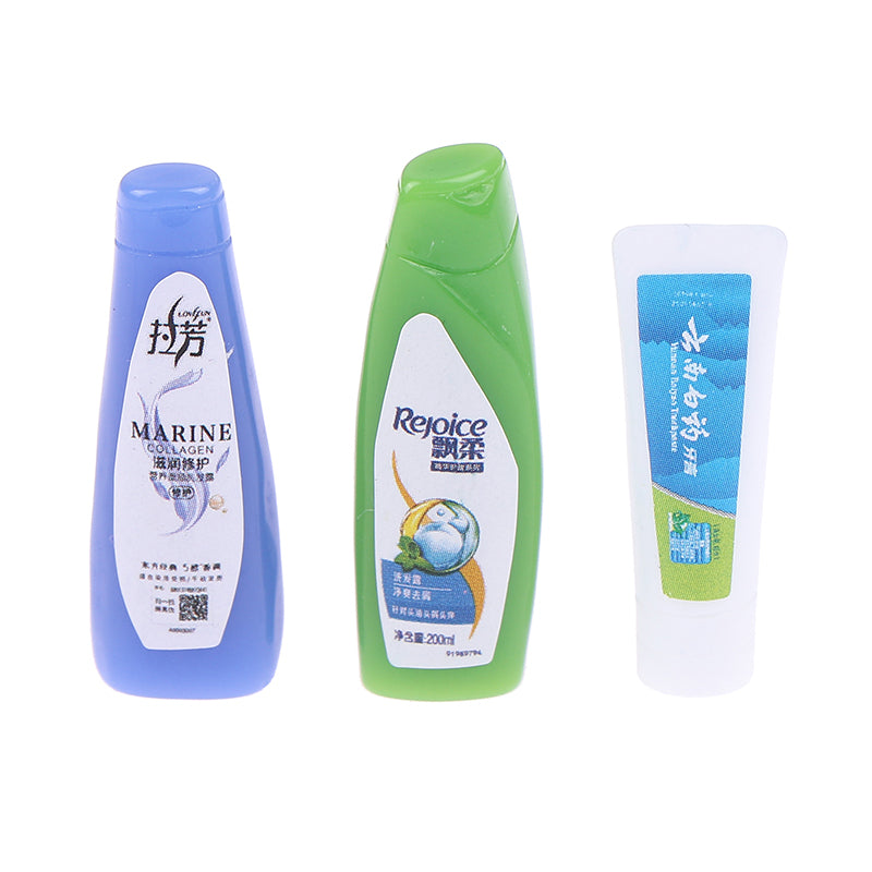 Baby Care Dollhouse Miniature Shampoo & Toothpaste