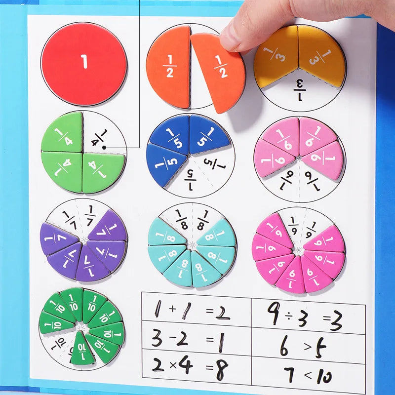 Magnetic Fraction Learning Math Toy