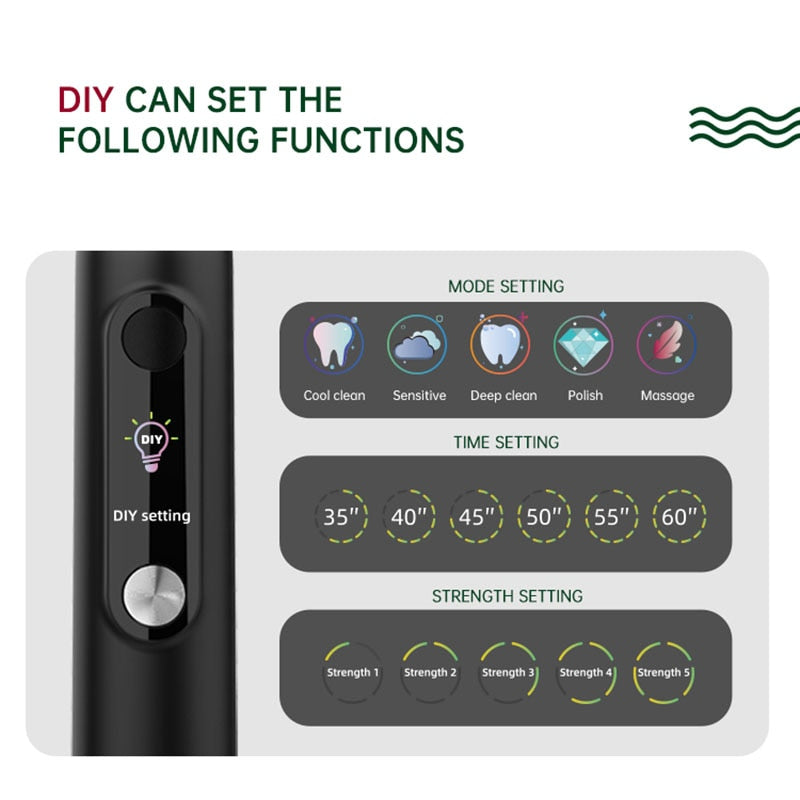 Intelligent Magnetic Suspension Ultrasonic Electric Toothbrush