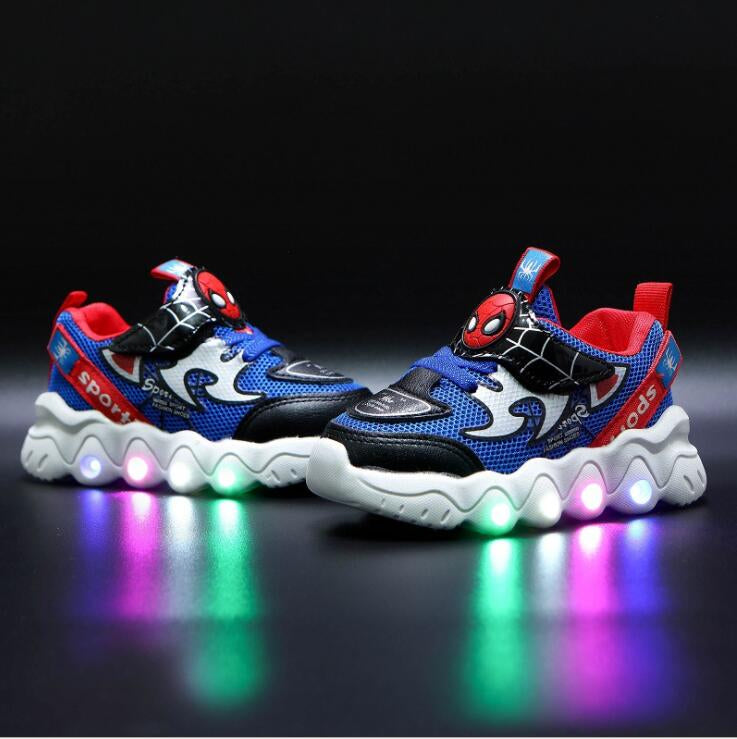 Baby LED Shoes with Lights Mesh Enfant Shoes for Kids