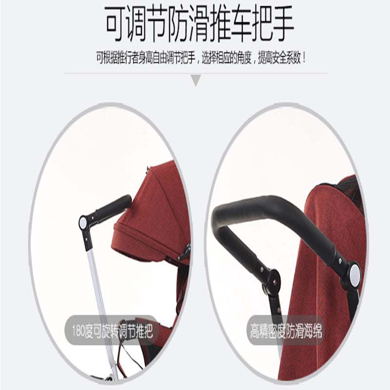 Rotatable Seat Baby Tricycle Stroller 3 In 1 Foldable Baby Wheelchair Tricycle Children Bicycle