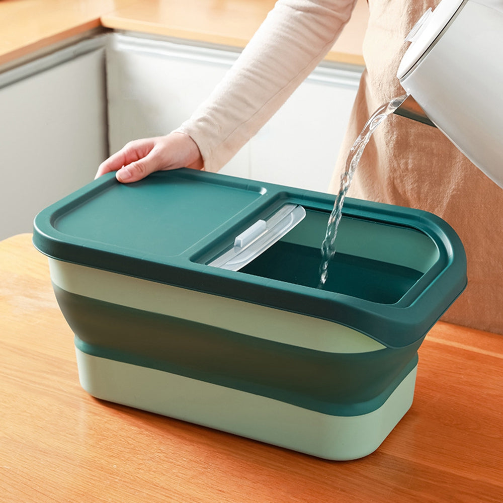 Collapsible Pet Food Storage Container