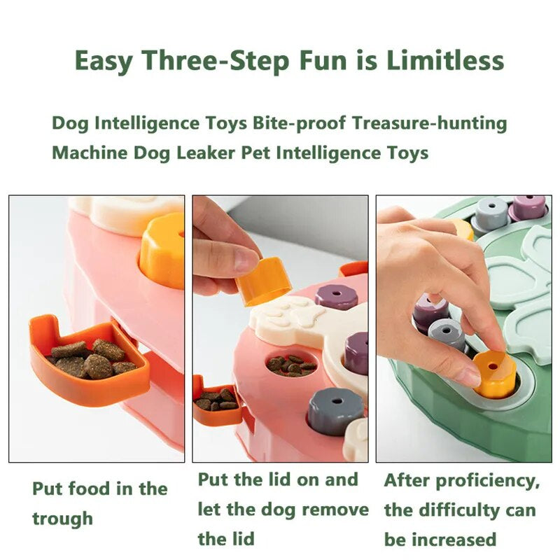 Dog Puzzle Toys Slow Food Feeder Interactive Increase Puppy IQ