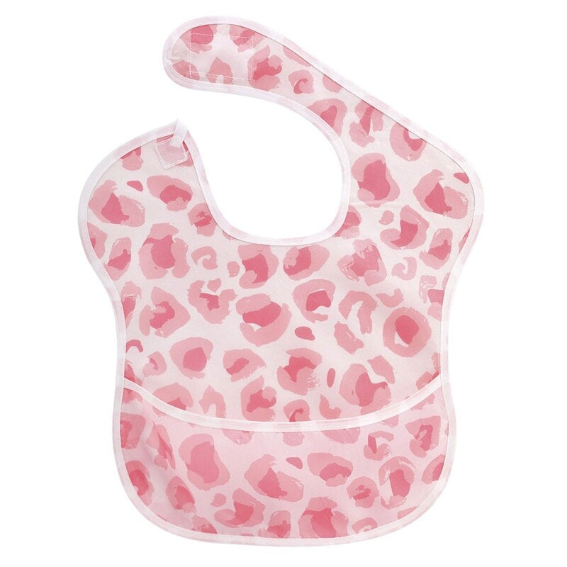 2022 New Waterproof Baby Bibs with Food Catcher Infant Toddler Feeding Saliva Towel