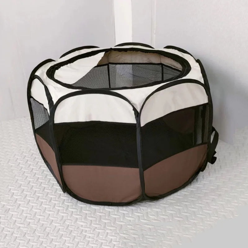 Portable Pet Cage Folding Playpen Puppy Kennel pent