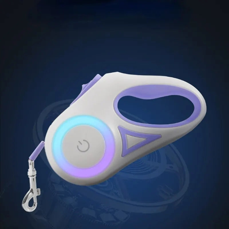 Night Outdoor Walking LED Flashlight Pet Leash