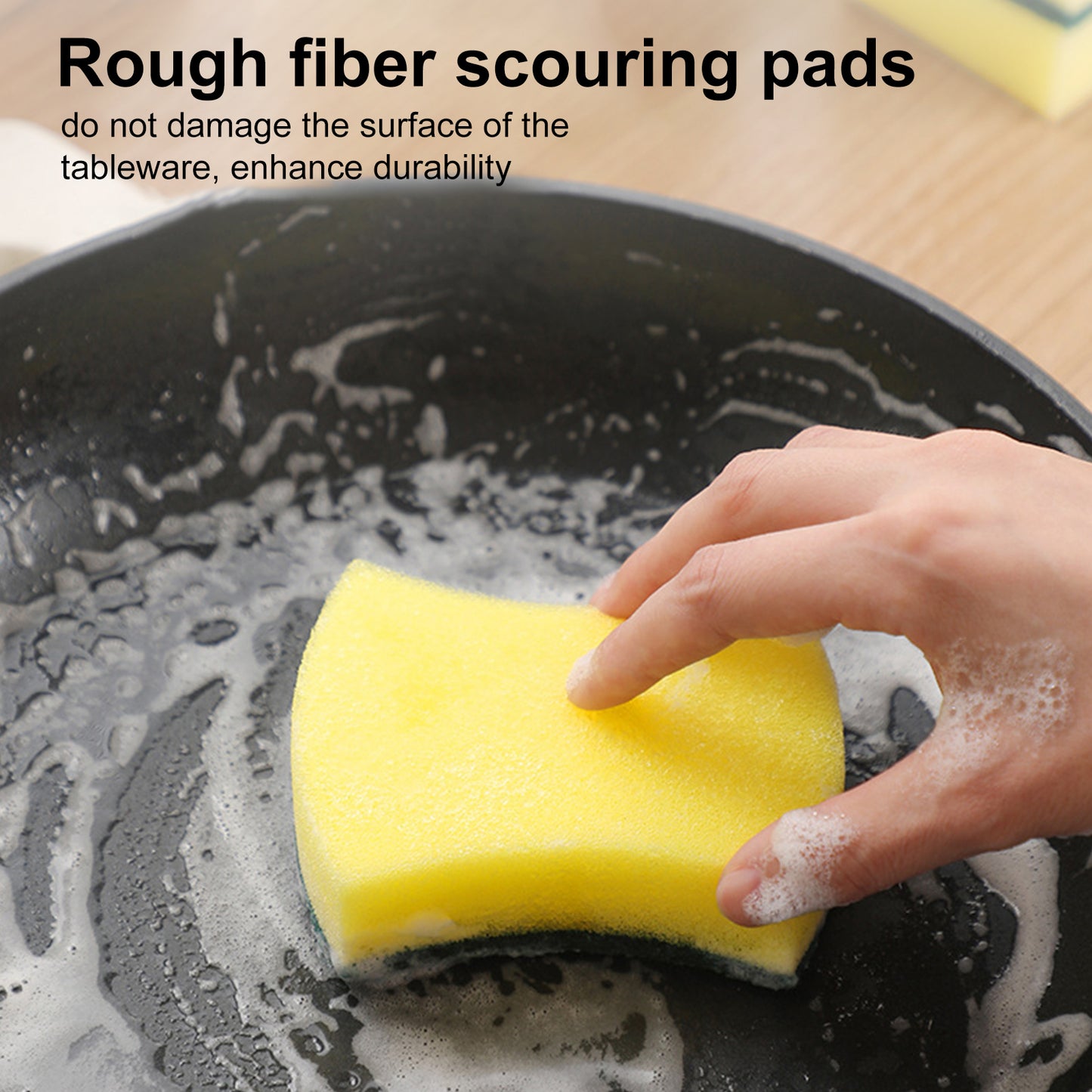 Heavy Duty Scrub Sponges For Washing Dishes And Cleaning