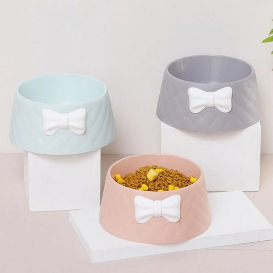 Sweet Princess Diamond Pattern Pet Feeding Bowls