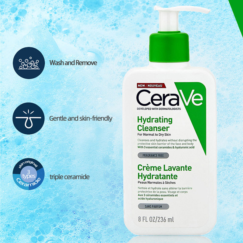 CeraVe Hydrating Facial Cleanser Face Moisturizing Body Lotion