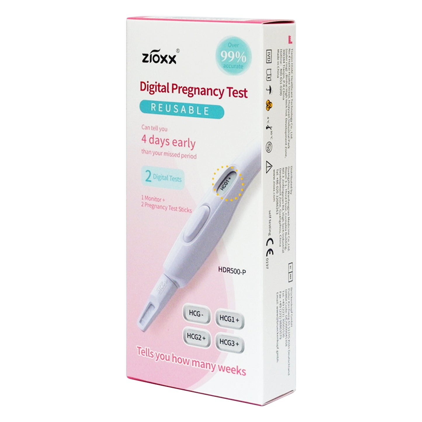 Zioxx Digital Early Result Pregnancy Test Kit