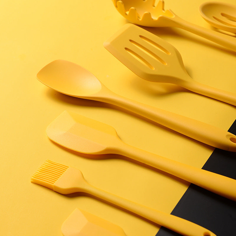 10PCS Food Grade Yellow Cooking Utensils Set