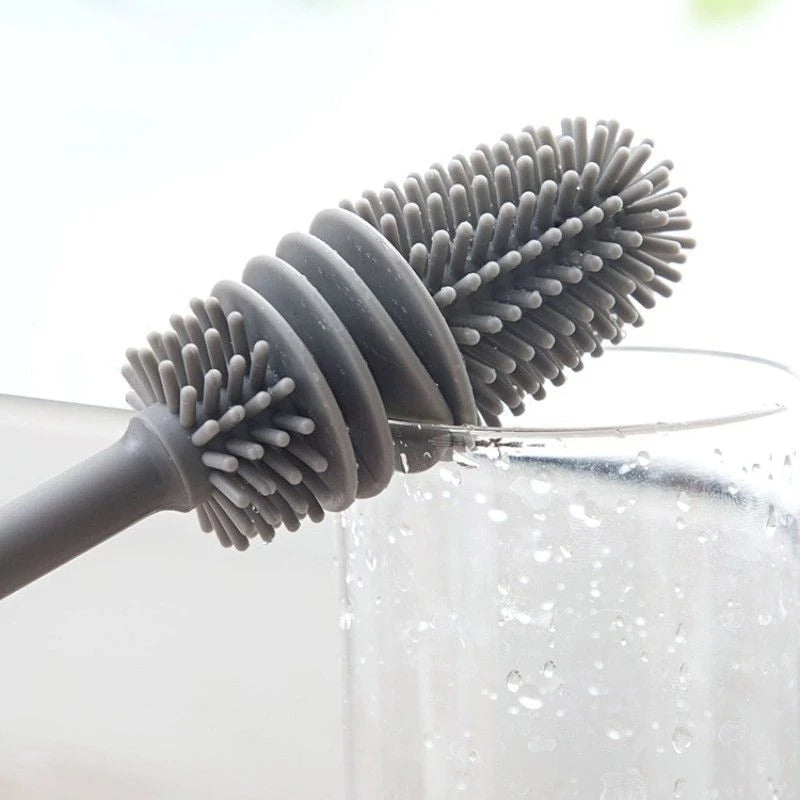 Water Bottle Glass Cup Cleaning Brush Tool