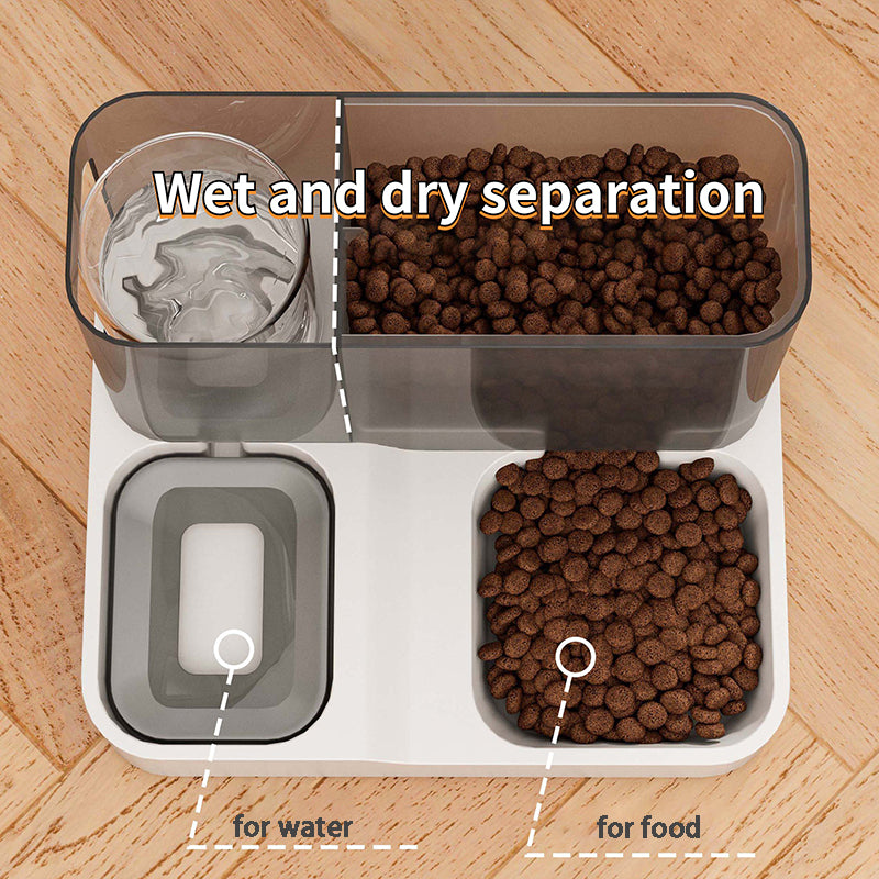 Automatic Pet Feeder Wet Dry Separation