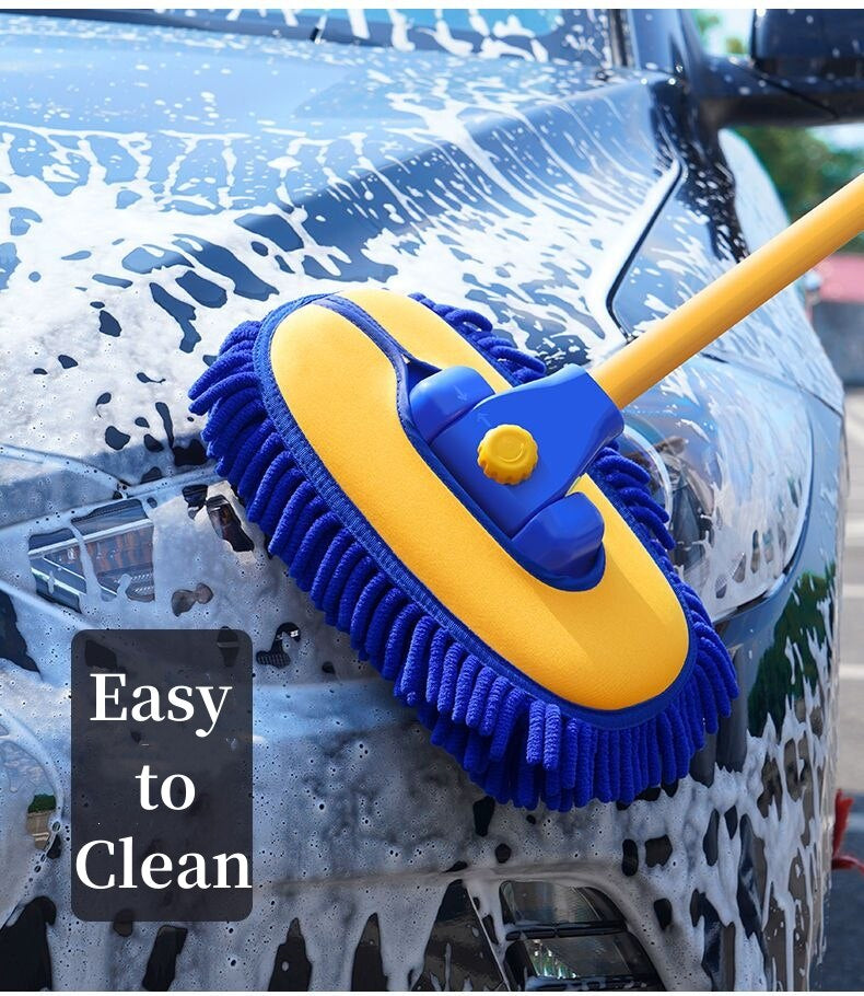 New Car Cleaning Brush Telescoping Long Handle Cleaning Mop