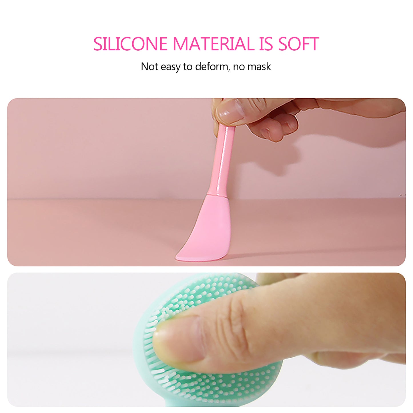 Double-Headed Silicone Facial Cleanser