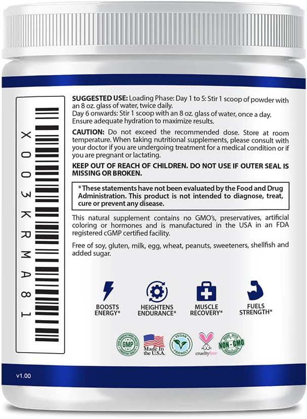 Research Verified Creatine Monohydrate