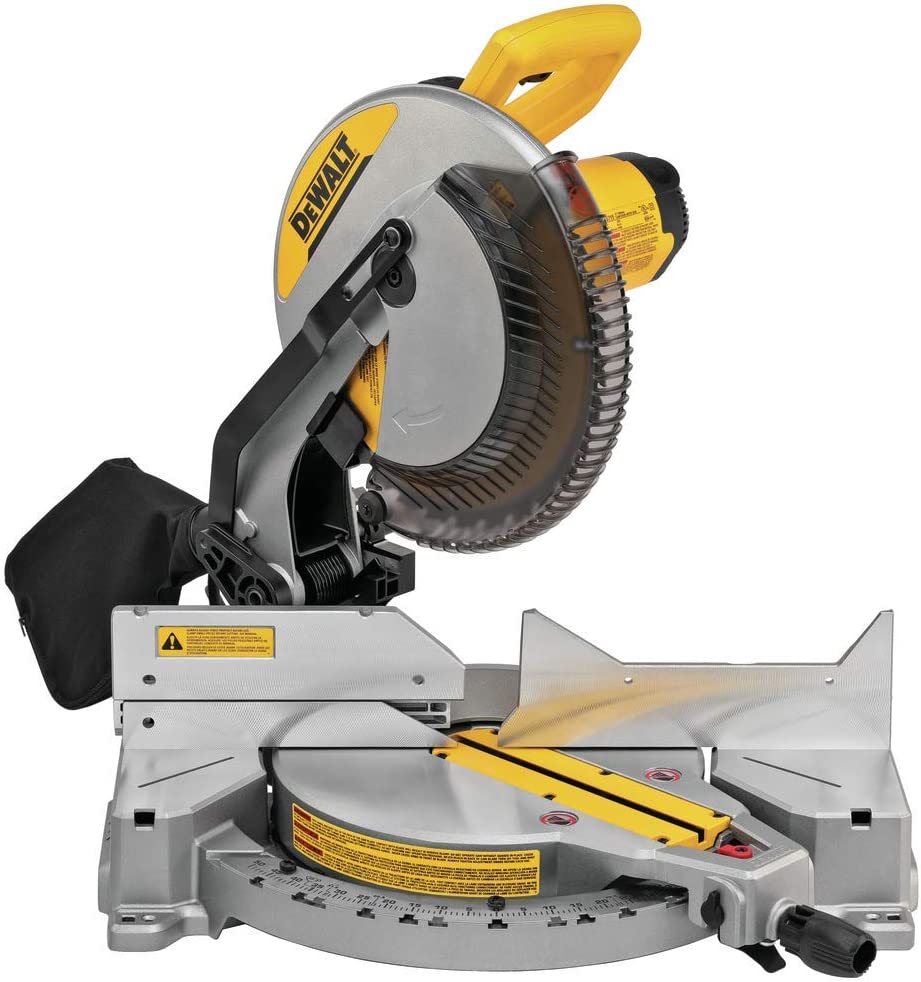 DEWALT 12-Inch Miter Saw, 15-Amp, Single Bevel